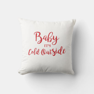 Coussin Bébé Il fait froid dehors Jeu d'oreiller