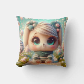 Coussin Bébé Lapin Doux