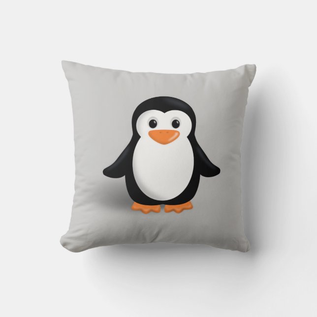 Coussin Bébé manchot mignon (Recto)
