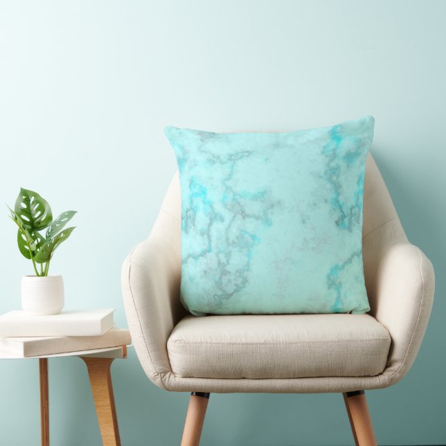Coussin Bébé marbre bleu (Chaise)
