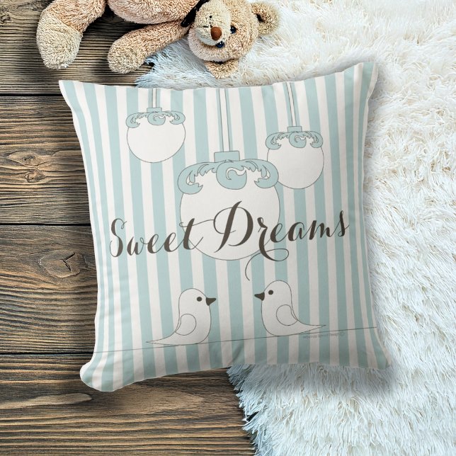 Coussin Bébé mignon Bleu Bleu Poussette / Salle pour enfan (Créateur téléchargé)