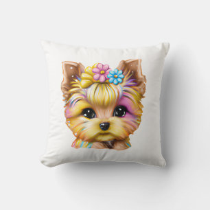 Coussin Bébé mignon et adorable Yorkie
