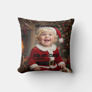 Coussin Bébé Monsieur et Madame Clause