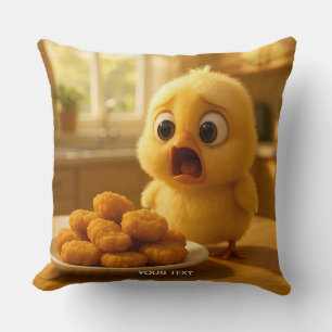Coussin Bébé nuggets de poulet mignons de fantaisie