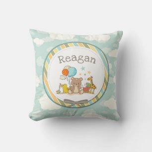 Coussin Bébé personnalisé Teddy Ours Giraffe caoutchouc Du