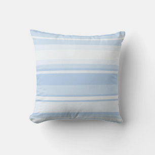 Coussin Bébé rayures bleues