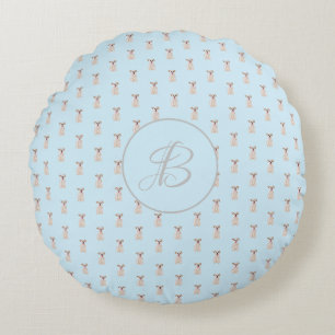 Coussin Bébé Réversible Avec Monogramme Et Morkie