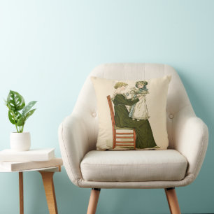 Coussin Bébé victorien Mère Greenaway