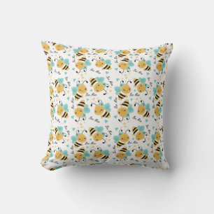 Coussin Bee Mine Bumblebee Motif
