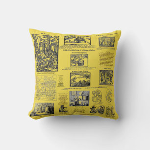 Coussin "Beer Ale Vintage History"