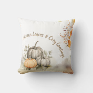 Coussin Beige neutre chaud Brown personnalisé