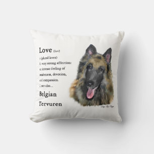 Coussin Belge Tervuren Love