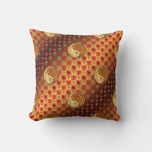 Coussin Bélier & Cheval de Bois