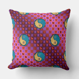Coussin Bélier & Sanglier d'eau