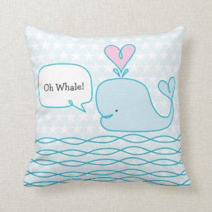 Coussin Belle baleine