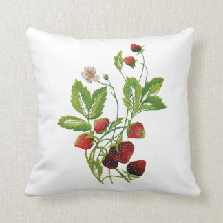 Coussin Belle broderie traditionnelle Jacobéenne Crewel
