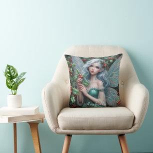 Coussin Belle fée de décembre à Holly