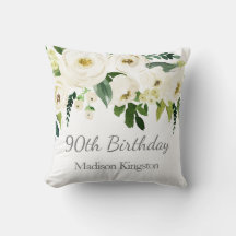 Belle Fleurs Blanches Femmes 90e anniversaire Cade