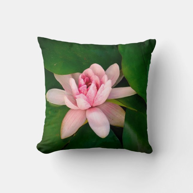 Coussin Belle fleurs de lotus (Recto)