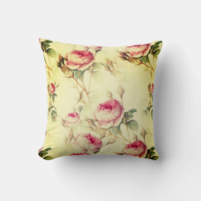 Coussin Belle florale Vintage (Recto)