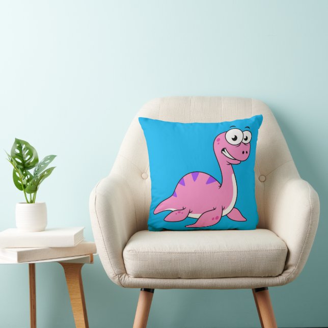 Coussin Belle Illustration Du Monstre Loch Ness. (Chaise)