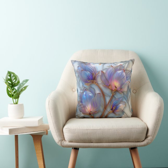 Coussin Belle Iridescente Soleil Lit Floral (Chaise)