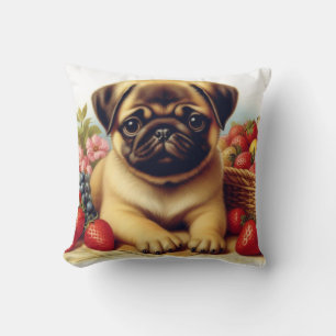 Coussin Belle peinture Vintage Carlin