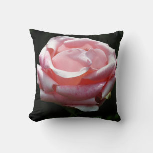 Coussin Belle Rose rose Gros plan