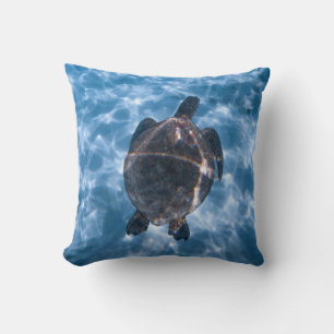 Coussin Belle tortue aquatique   Meilleur cadeau pour la v