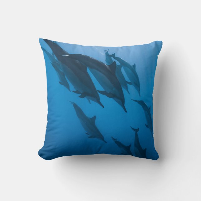 Coussin Belles Créatures Océaniques (Recto)