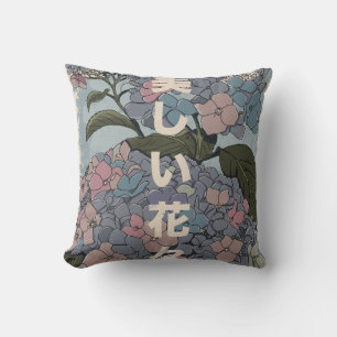 Coussin Belles fleurs japonaises