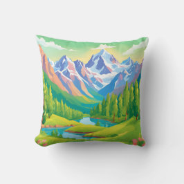 Coussin Belles montagnes