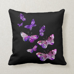 Coussin Belles papillons papillons papillons papillons pou
