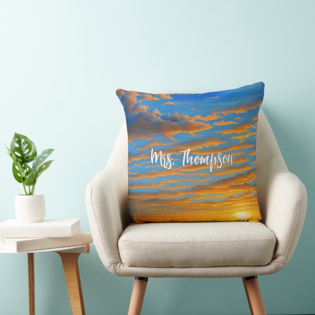 Coussin Belles plages des Bermudes (Chaise)