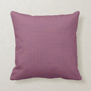 Coussin Bells florales roses et pourpres vibrantes