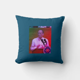 Coussin Benigno PNoy Aquino III 15e Président Philippines