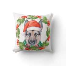 Coussin berger allemand de vacances