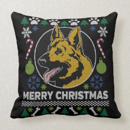 Coussin berger allemand vilain Sweer de Noël conception ch