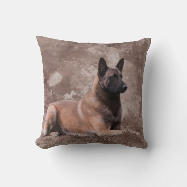 Coussin Berger belge de Malinois - Mechelaar (Recto)