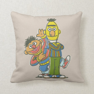Coussin Bert et Ernie Style Classique