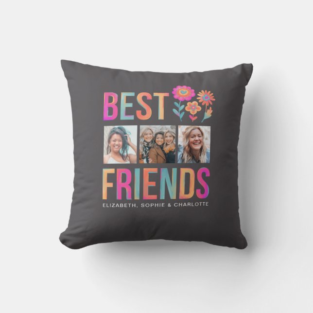 Coussin Besoins modernes BFF Best Friends Photo (Recto)