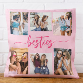 Coussin Besoins roses Hot Amis 6 Photo Collage Keepsaké
