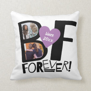 Coussin Best Friends Forever BFF mignon Photo moderne