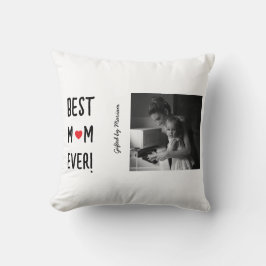 Coussin Best Mom Ever Customizable Name