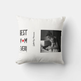 Coussin Best Mom Ever Customizable Name