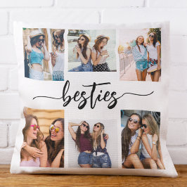 Coussin Besties Friends 6 Photo Collage Keepsaké
