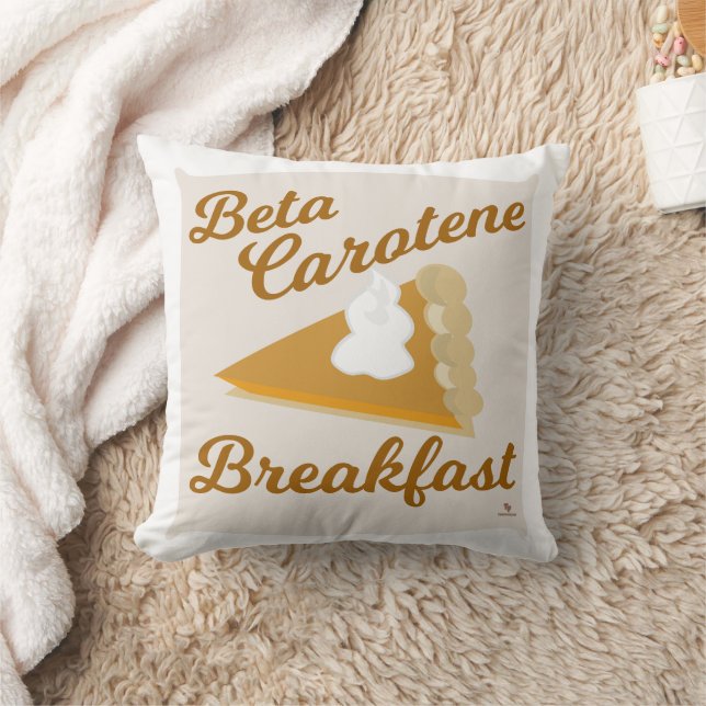 Coussin Beta Carotène Thanksgiving Petit-déjeuner Humour S (Couverture)