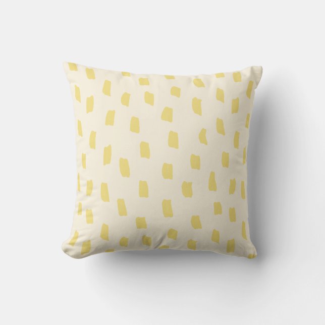 Coussin Beurre de marque perdue Jaune (Recto)
