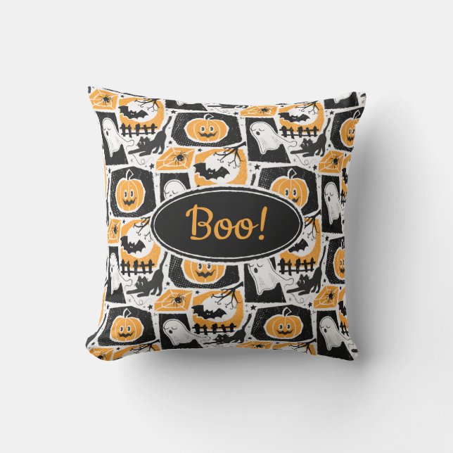 Coussin Beware of the cat! (Recto)