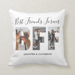 Coussin BFF 3 Photo Best Friends Forever Names Chic